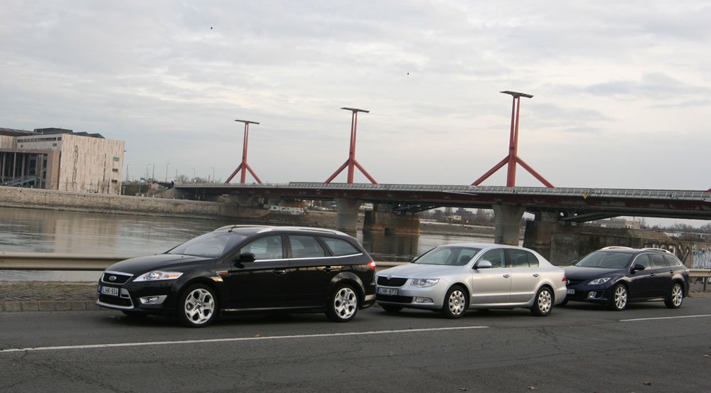 Superb, Mondeo, Mazda6: térteszt