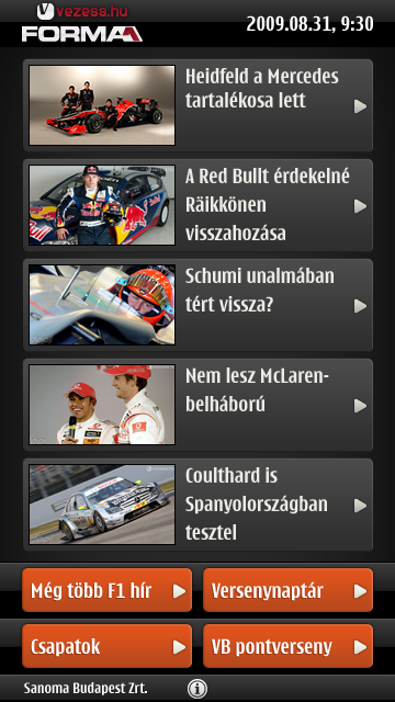 A vezess.hu rátelepült a mobilra 1 A vezess.hu rátelepült a mobilra 1