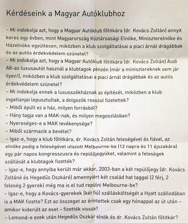 Új Autóklub-székházat avattak Újpesten, kis botránnyal 9