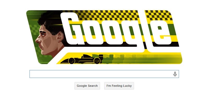 Ayrton Senna előtt tiszteleg a Google 1