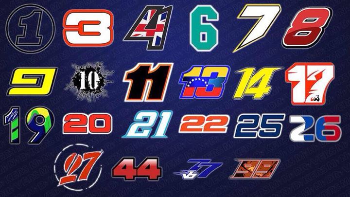 F1: Egy képen a rajtszámok 1