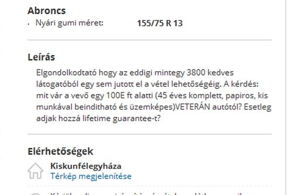 A világ legundokabb autóhirdetése 1