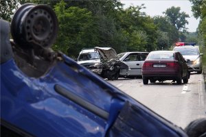 A nap képe – négy autó ütközött Lakiteleken 1