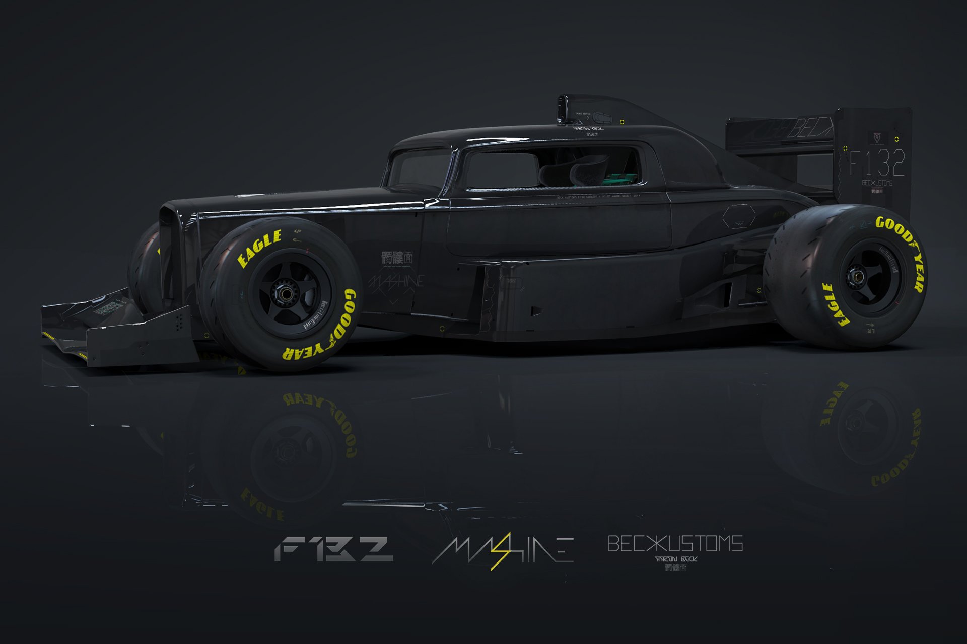 Bitang menő hot rod F1-es stílusban 2