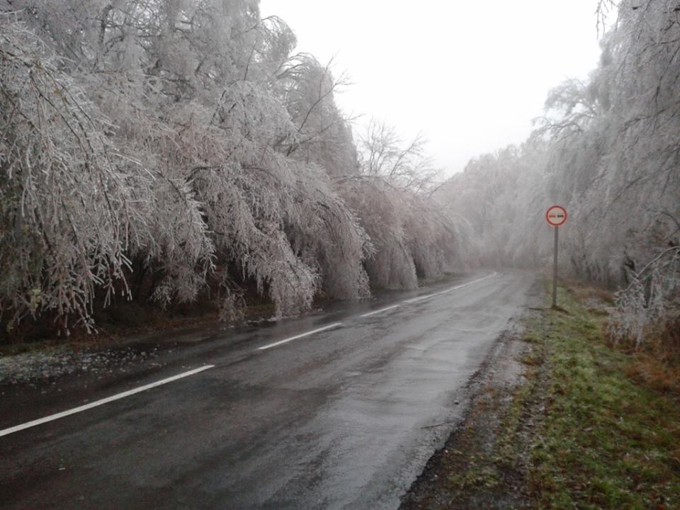 A közlekedésben is gondokat okoz az ónos eső 5 A közlekedésben is gondokat okoz az ónos eső 5