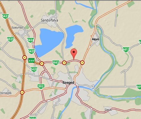 Baleset, teljes útzár az M43-as autópályán 7