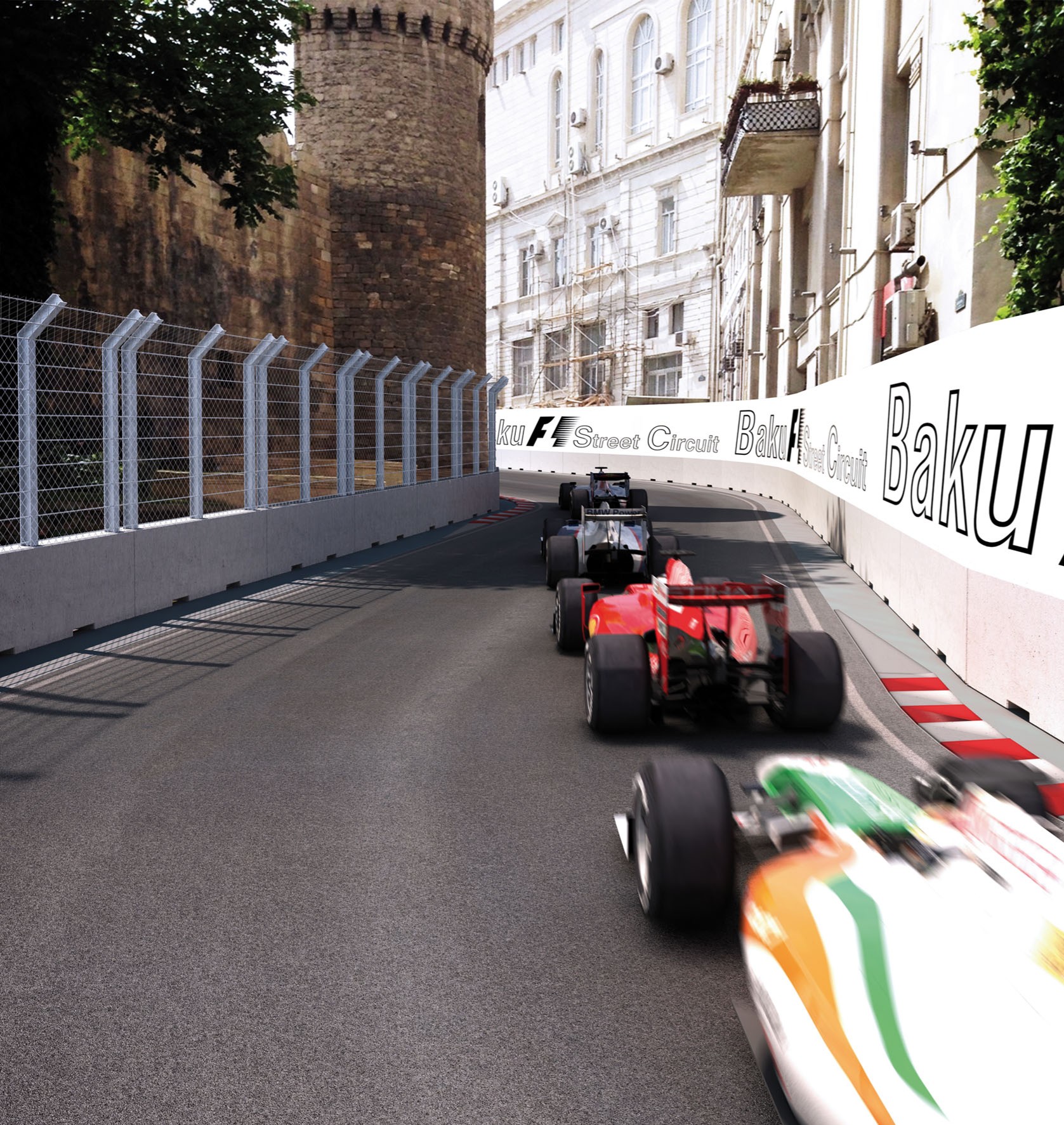 Ez nem vicc, ezen a szűk helyen F1-es autónak kell elfordulnia 2
