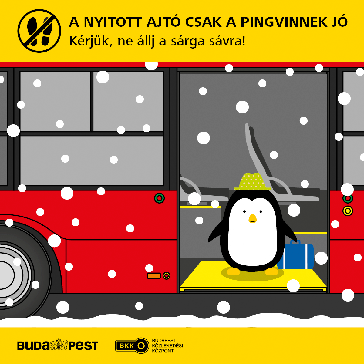 Cuki pingvinnel neveli utasait a BKK 1 Cuki pingvinnel neveli utasait a BKK 1